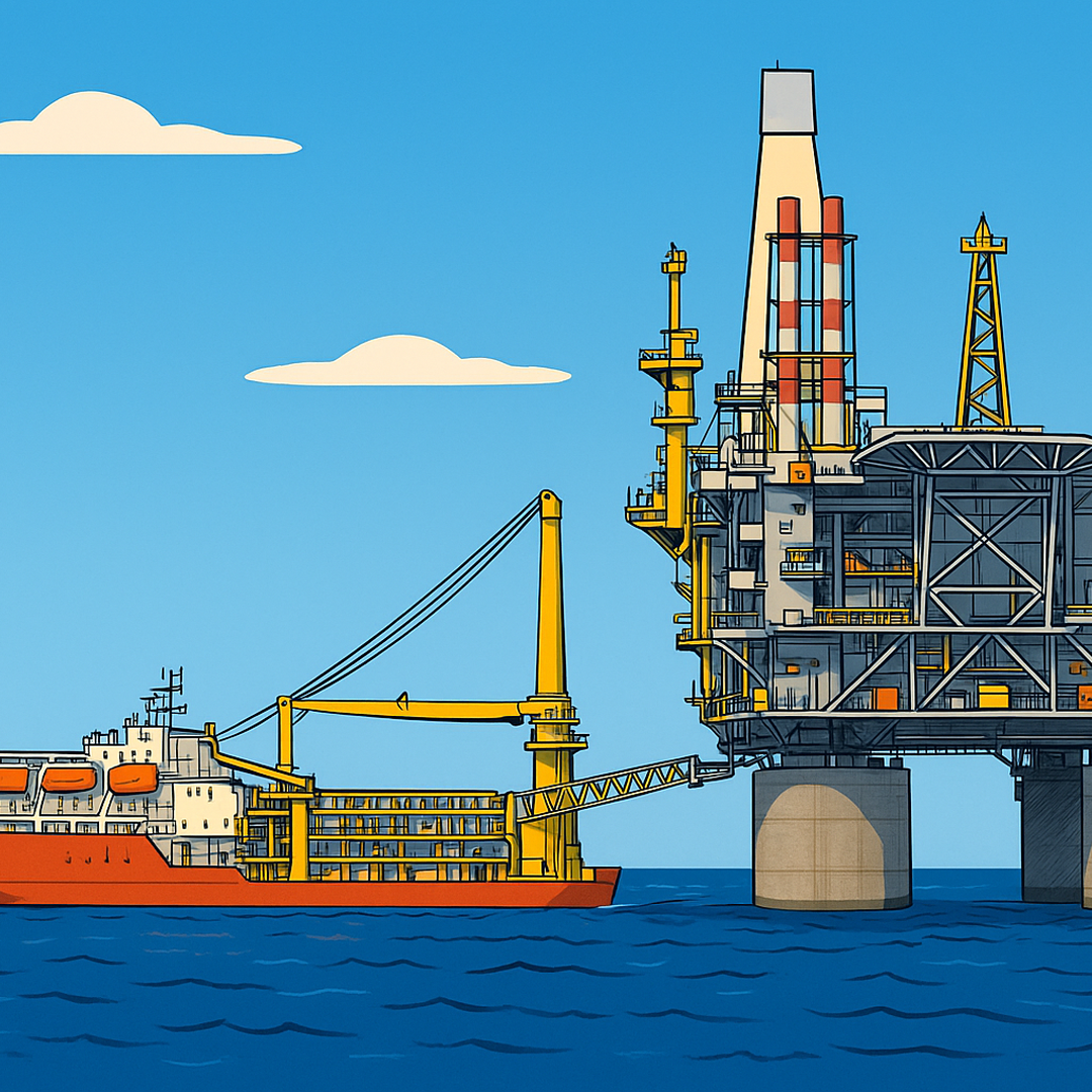 Marine scrubber installation on well stimulation or tanker vessel