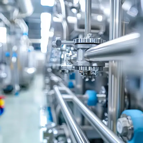 Compact scrubber integrated with pharma line